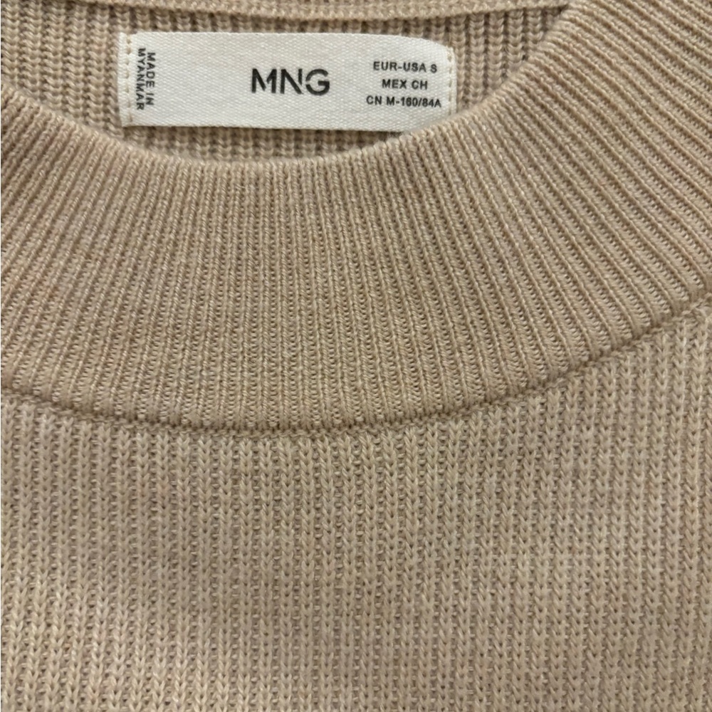 Mango ribbed sweater dress